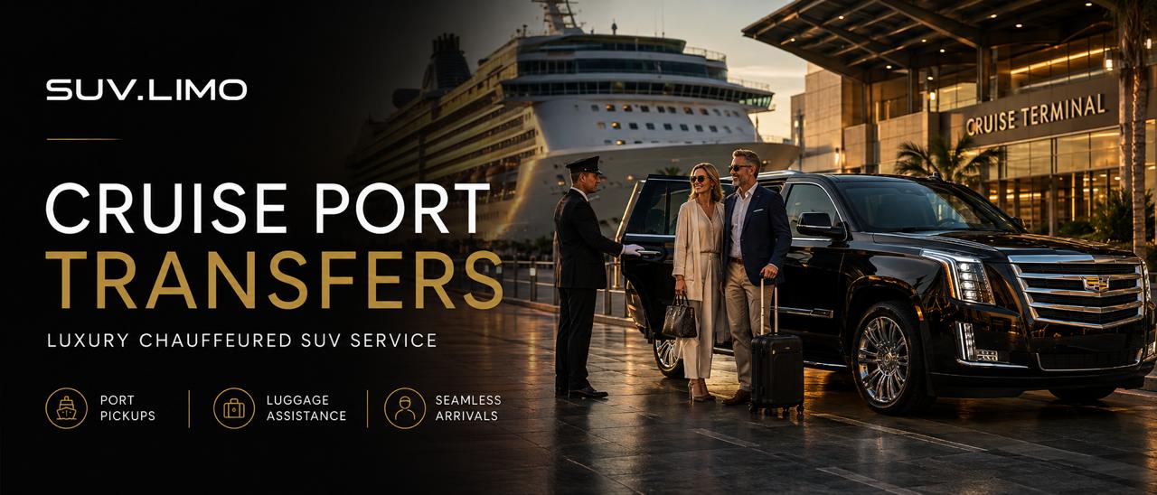 Cruise Port Transfers chauffeured SUV service