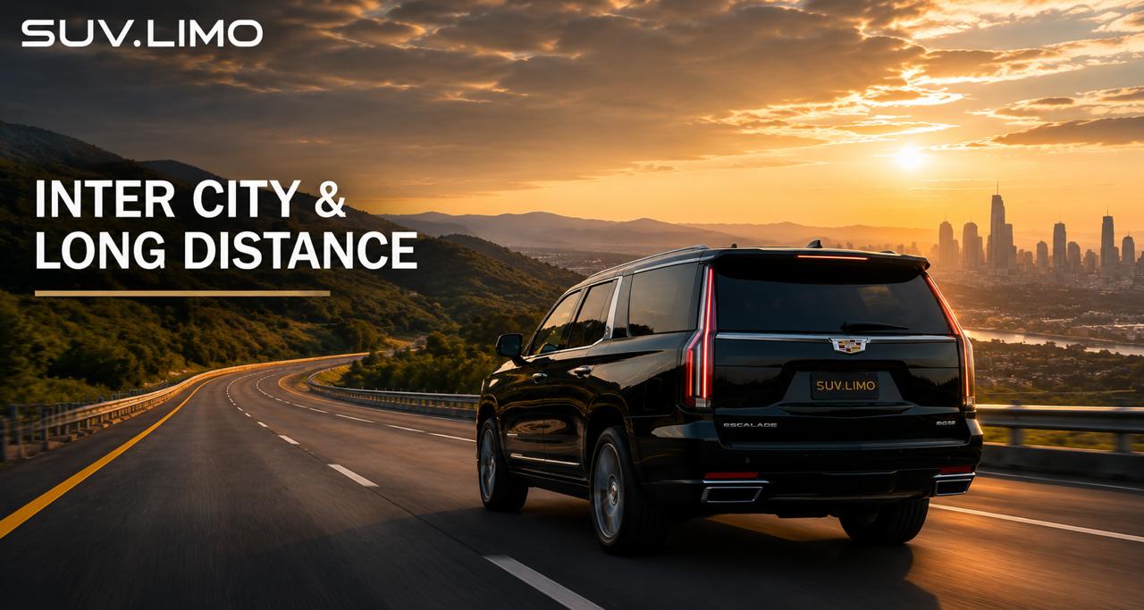 Intercity & Long Distance chauffeured SUV service