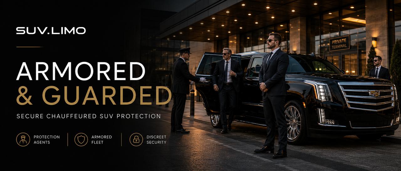 Armored & Guarded chauffeured SUV service