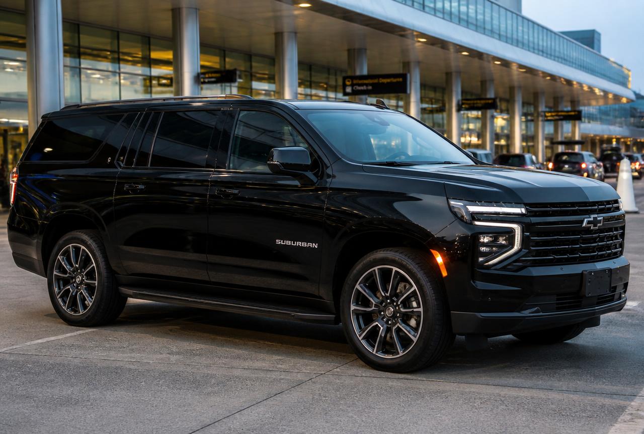 Extended SUV — Chevrolet Suburban, Mercedes GLS or similar